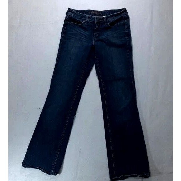 Coldwater Creek size 6 blue jeans whiskering fade distress - Picture 1 of 8